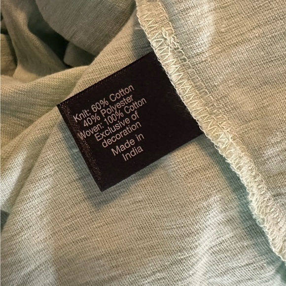 Lane Bryant Swing Flutter Sleeve Embroidered Babydoll Blouse Top Stretch NEW - Picture 9 of 10